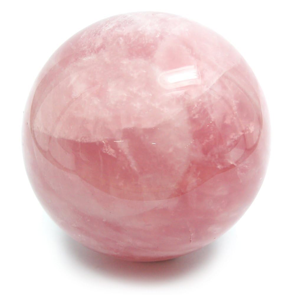 Rose Quartz Sphere Ball (With Certificate and Pre-energized)