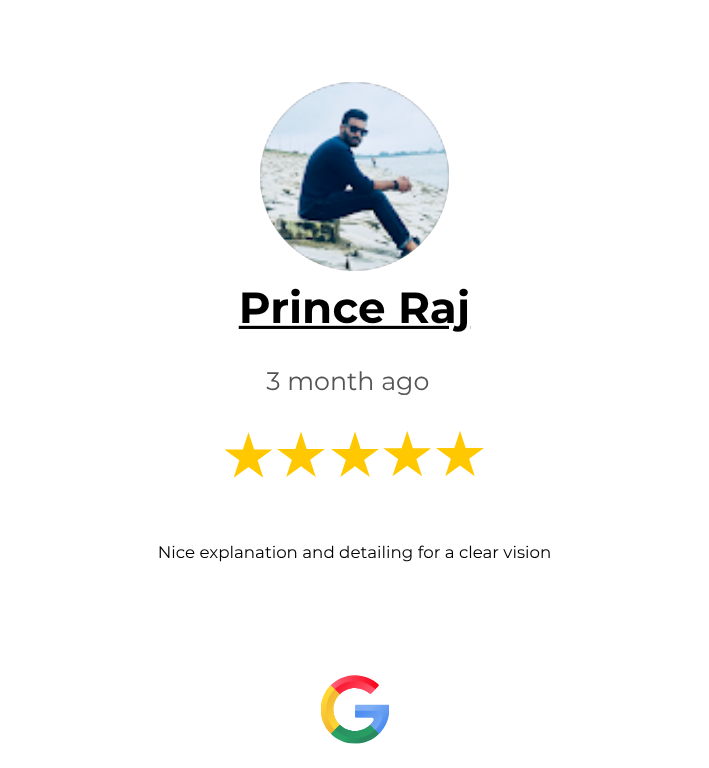 Customer review card