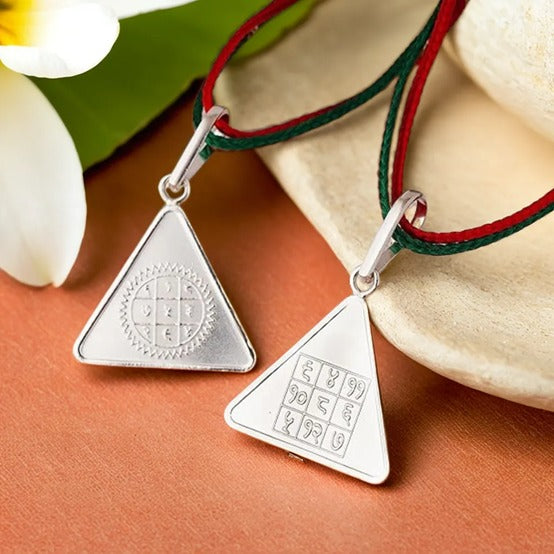 Surya Budh Yantra (Pure Silver Locket with Thread, Pre-energized)