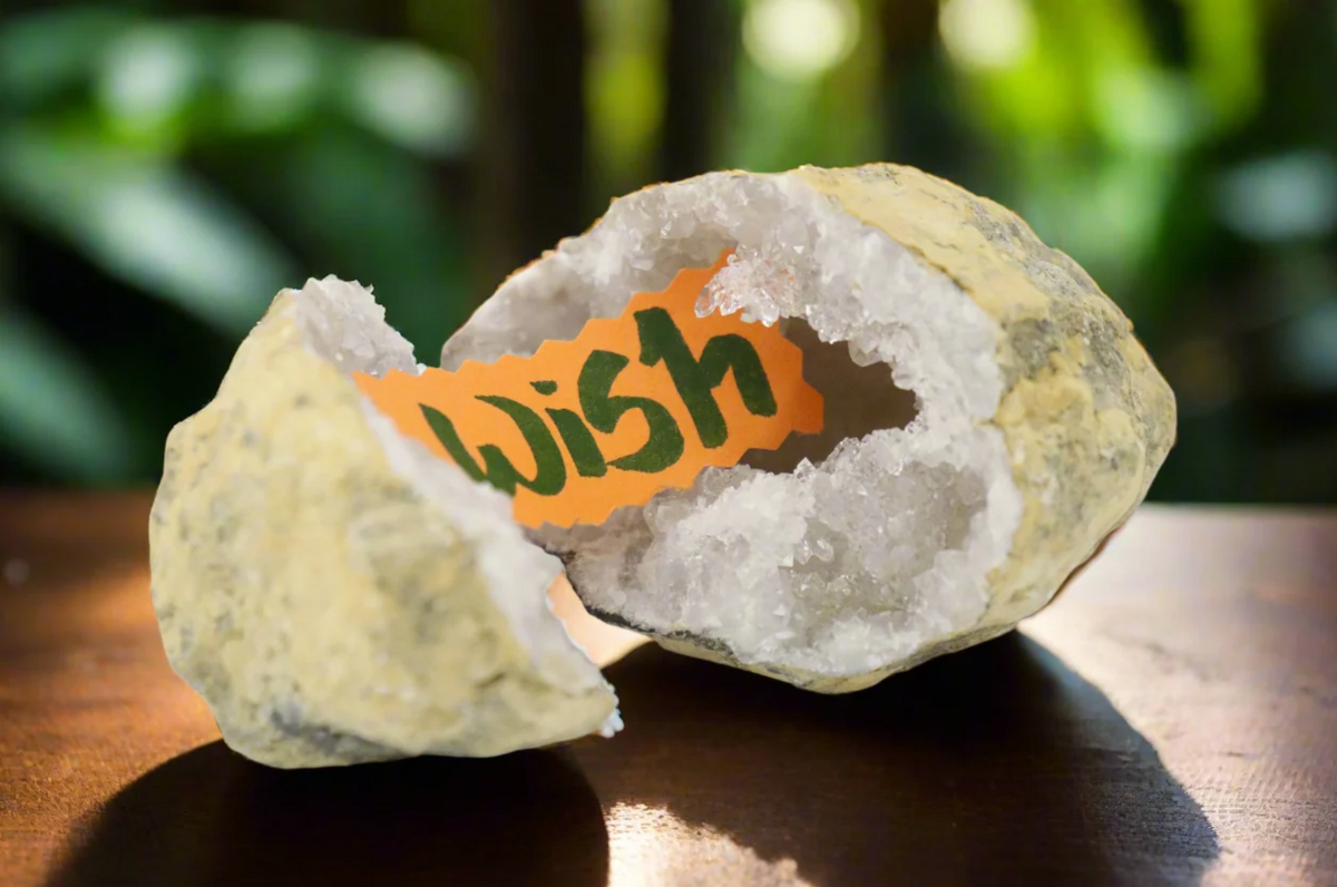 Moroccan Clear Quartz Wish Cave (With Certificate and Pre-Energized)