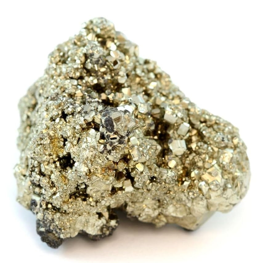 Pyrite Geode Natural Rock Cluster (With Certificate and Pre-energized)