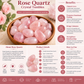 Natural Rose Quartz Crystal Tumbles | Love, Self-Love & Emotional Balance | 50 Grams (3 to 5 tumbles)