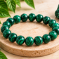 Natural Malachite Crystal Bracelet | Protection, Transformation & Abundance (Certified and Pre-energized)