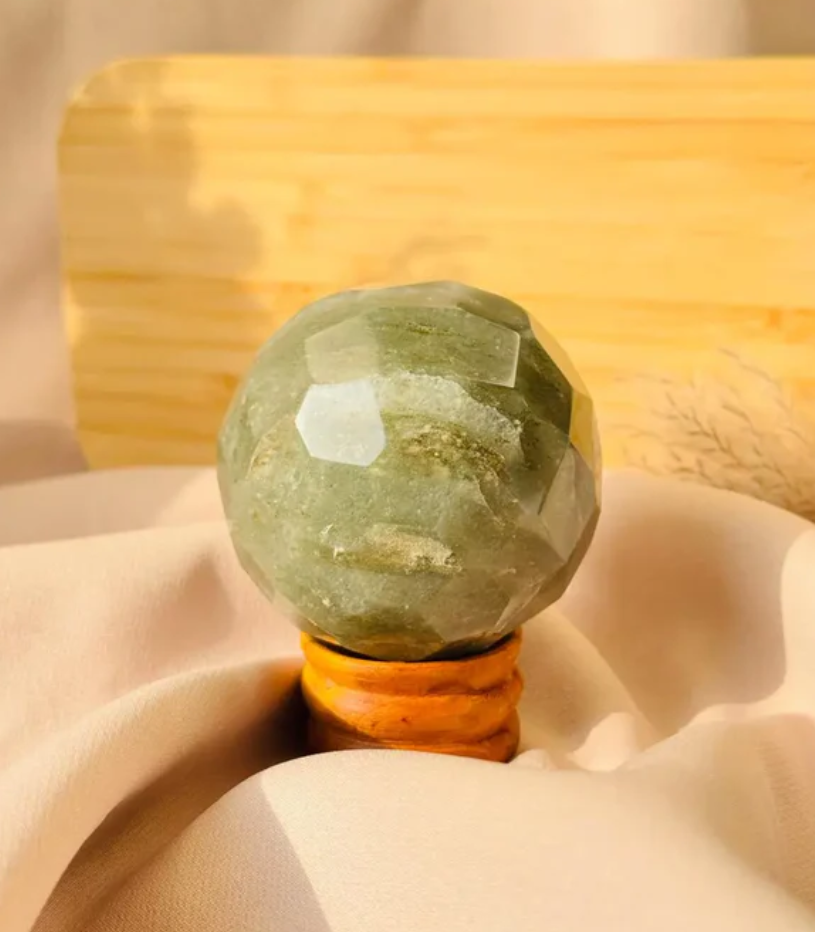 Green Aventurine Sphere Ball (With Certificate and Pre-energized)