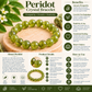 Natural Peridot Crystal Bracelet | 8mm | Prosperity, Growth & Positivity (Certified and Pre-energized)