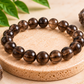 Natural Smoky Quartz Crystal Bracelet | 8mm | Grounding & Clarity (Certified and Pre-energized)